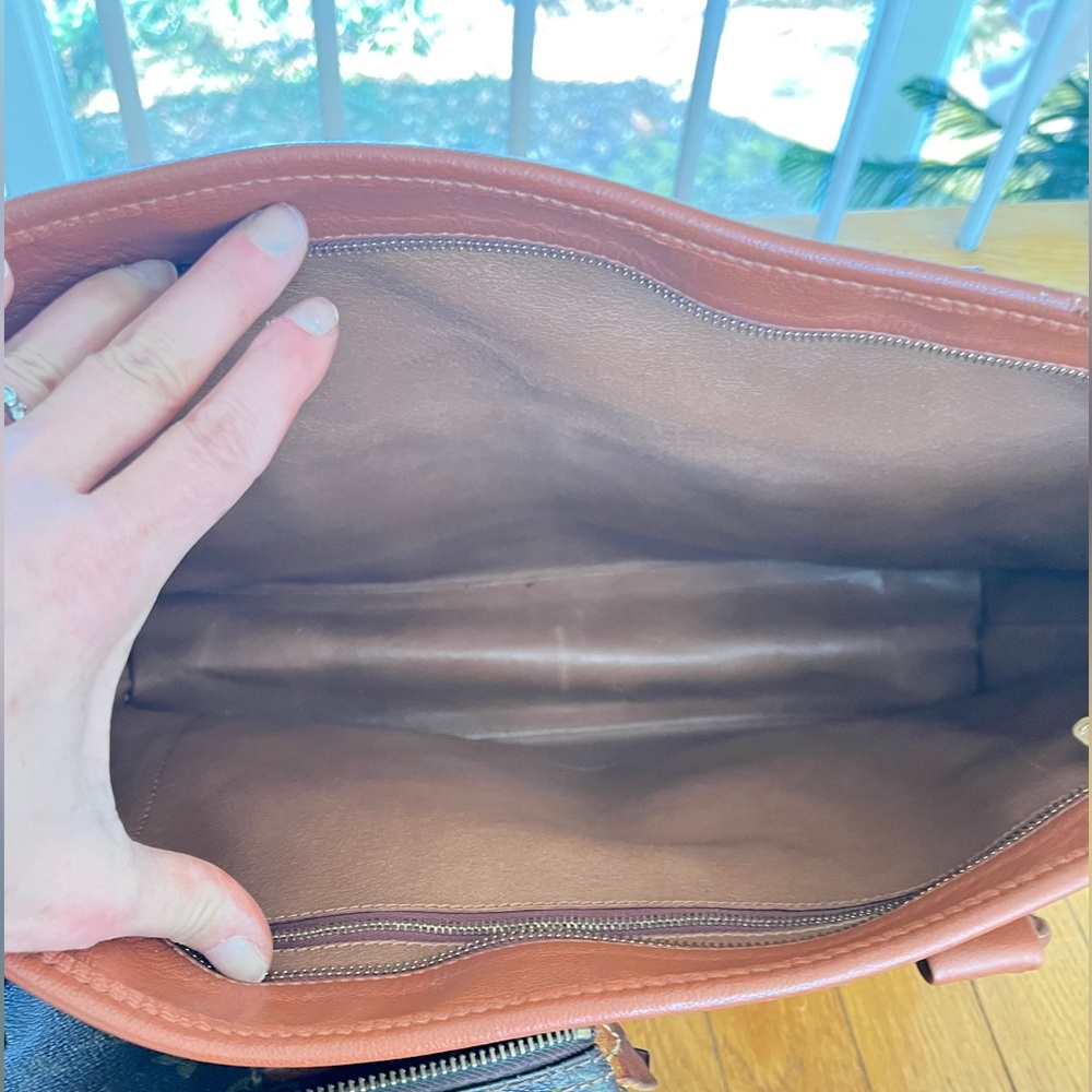 Flash Sale!💼🧳👛Louis Vuitton Vintage Brown Monogram PM Weekend Tote - Picture 10 of 12